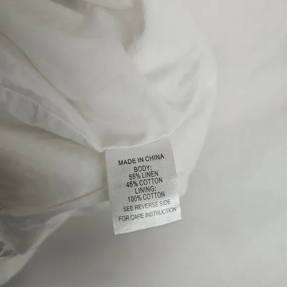 ACL Fest‎ Austin City Limits 2023 linen cotton short, white, size XS - Picture 5 of 6